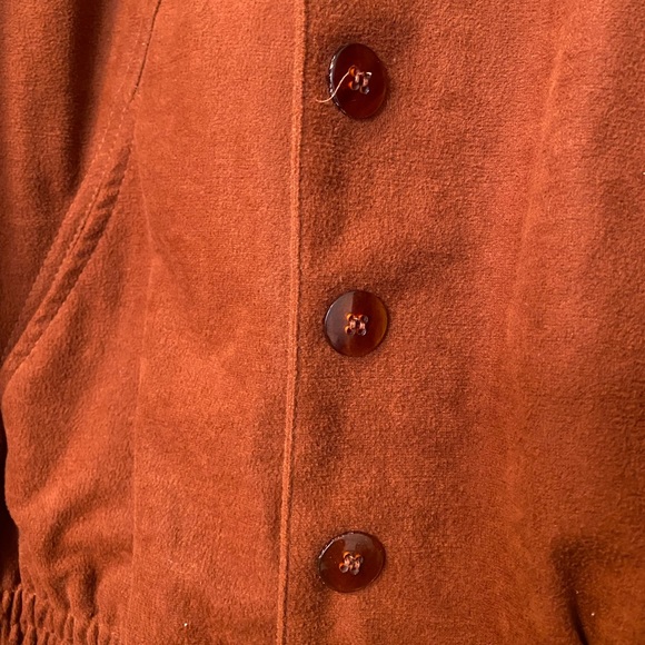 Rust Button down jacket - Picture 2 of 4